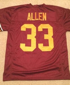 UNSIGNED CUSTOM Sewn Stitched Marcus Allen Cardinal Color Jersey