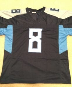 UNSIGNED CUSTOM Sewn Stitched Marcus Mariota Blue Jersey