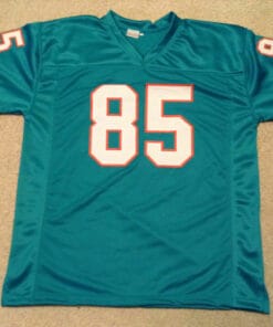 UNSIGNED CUSTOM Sewn Stitched Mark Duper Teal Jersey