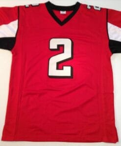 UNSIGNED CUSTOM Sewn Stitched Matt Ryan Red Jersey