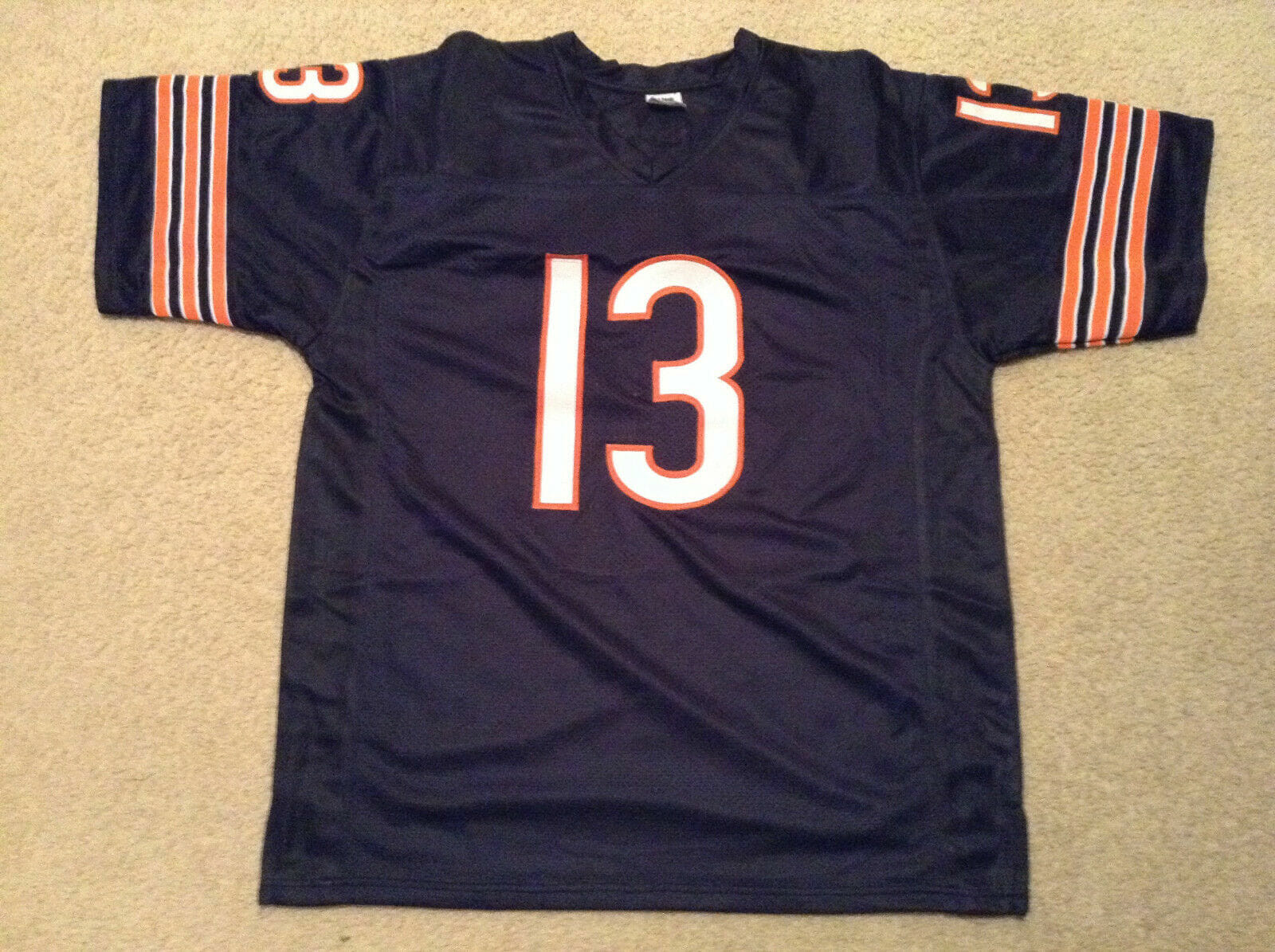 UNSIGNED CUSTOM Sewn Stitched Kevin White Blue Jersey