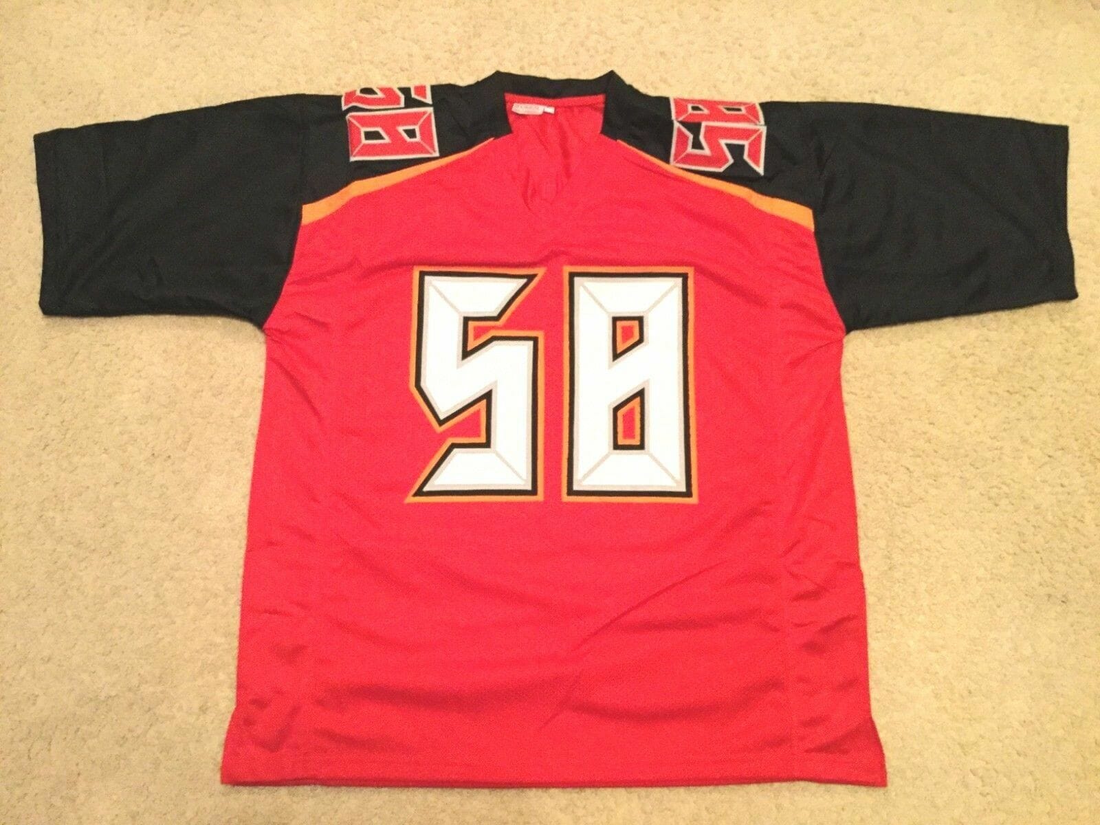 UNSIGNED CUSTOM Sewn Stitched Kwon Alexander Red Jersey