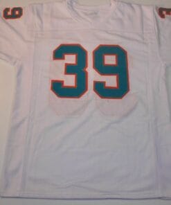 UNSIGNED CUSTOM Sewn Stitched Larry Csonka White Jersey