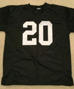 UNSIGNED CUSTOM Sewn Stitched Lemar Parrish Black Jersey