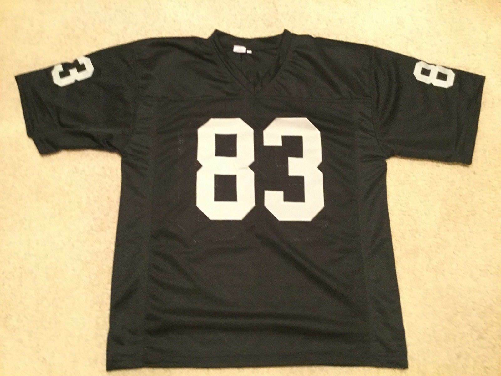 UNSIGNED CUSTOM Sewn Stitched Ben Davidson Black Jersey