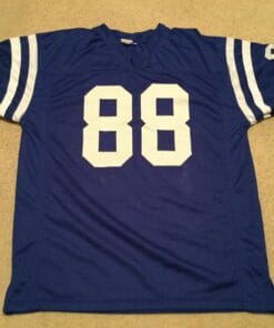 UNSIGNED CUSTOM Sewn Stitched John Mackey Blue Jersey