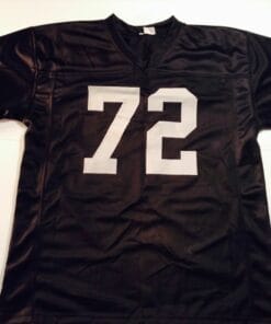 UNSIGNED CUSTOM Sewn Stitched John Matuszak Black Jersey