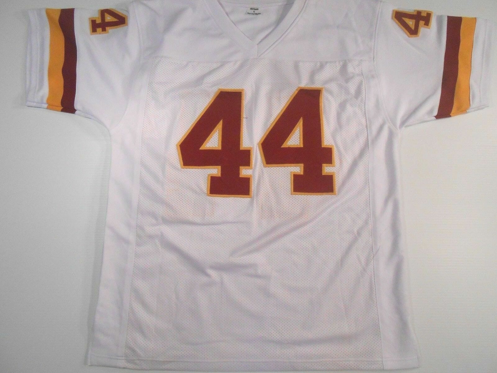 UNSIGNED CUSTOM Sewn Stitched John Riggins White Jersey