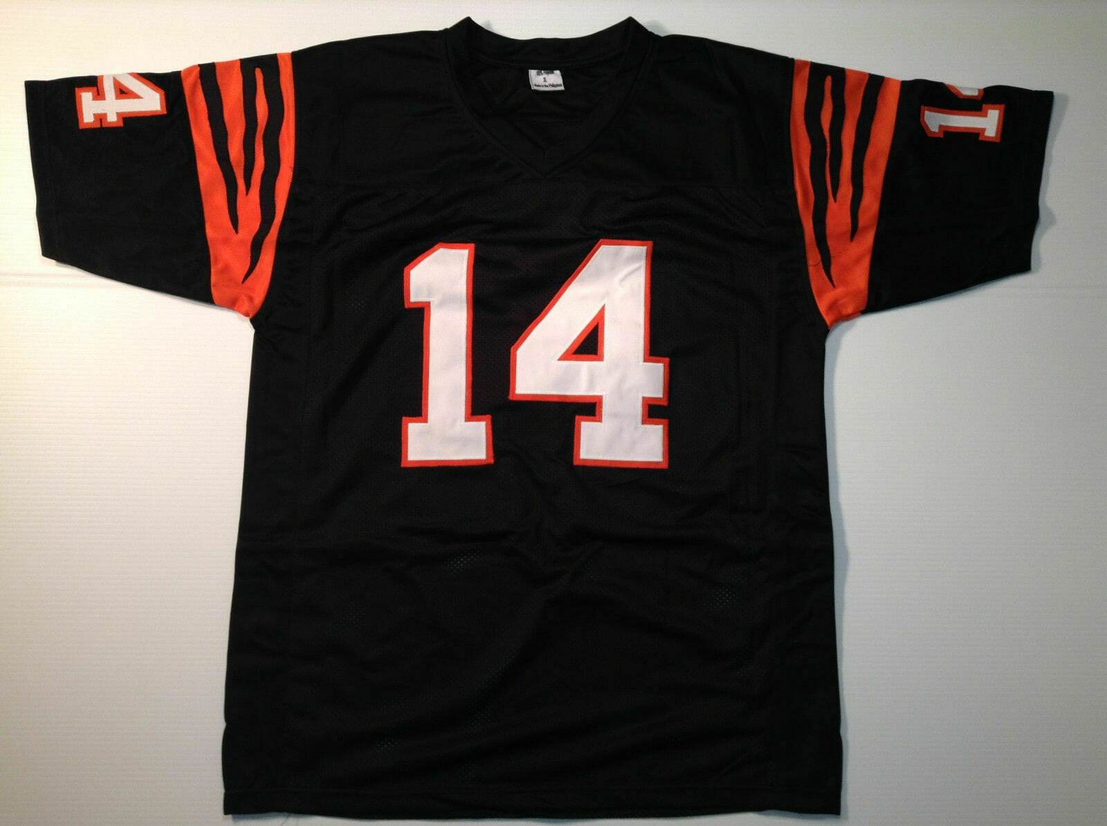 UNSIGNED CUSTOM Sewn Stitched Ken Anderson Black Jersey