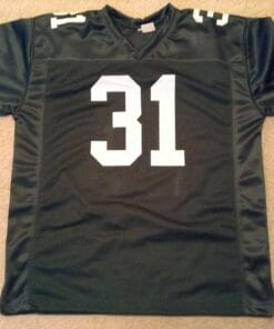 UNSIGNED CUSTOM Sewn Stitched Jim Taylor Green Jersey