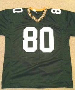 UNSIGNED CUSTOM Sewn Stitched Jimmy Graham Green Jersey