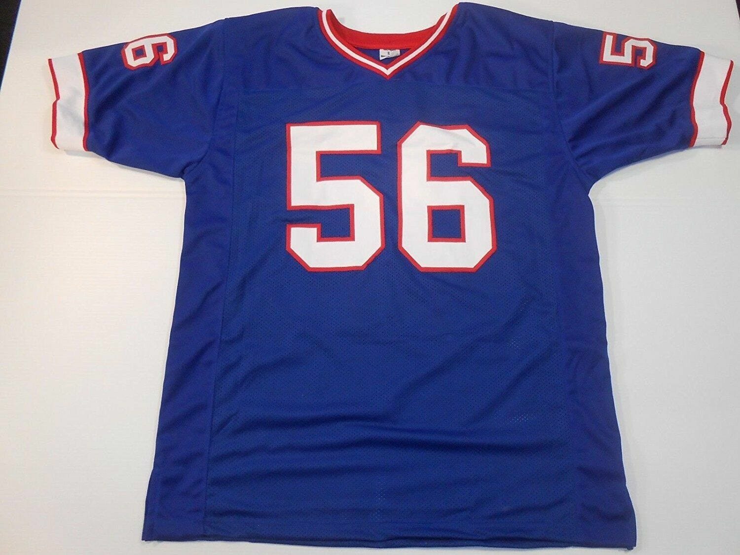 UNSIGNED CUSTOM Sewn Stitched Darryl Talley Blue Jersey - Image 2