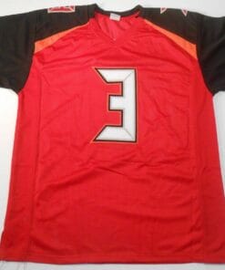 UNSIGNED CUSTOM Sewn Stitched Jameis Winston Red Jersey