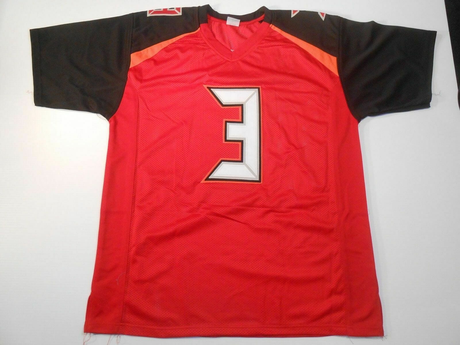UNSIGNED CUSTOM Sewn Stitched Jameis Winston Red Jersey