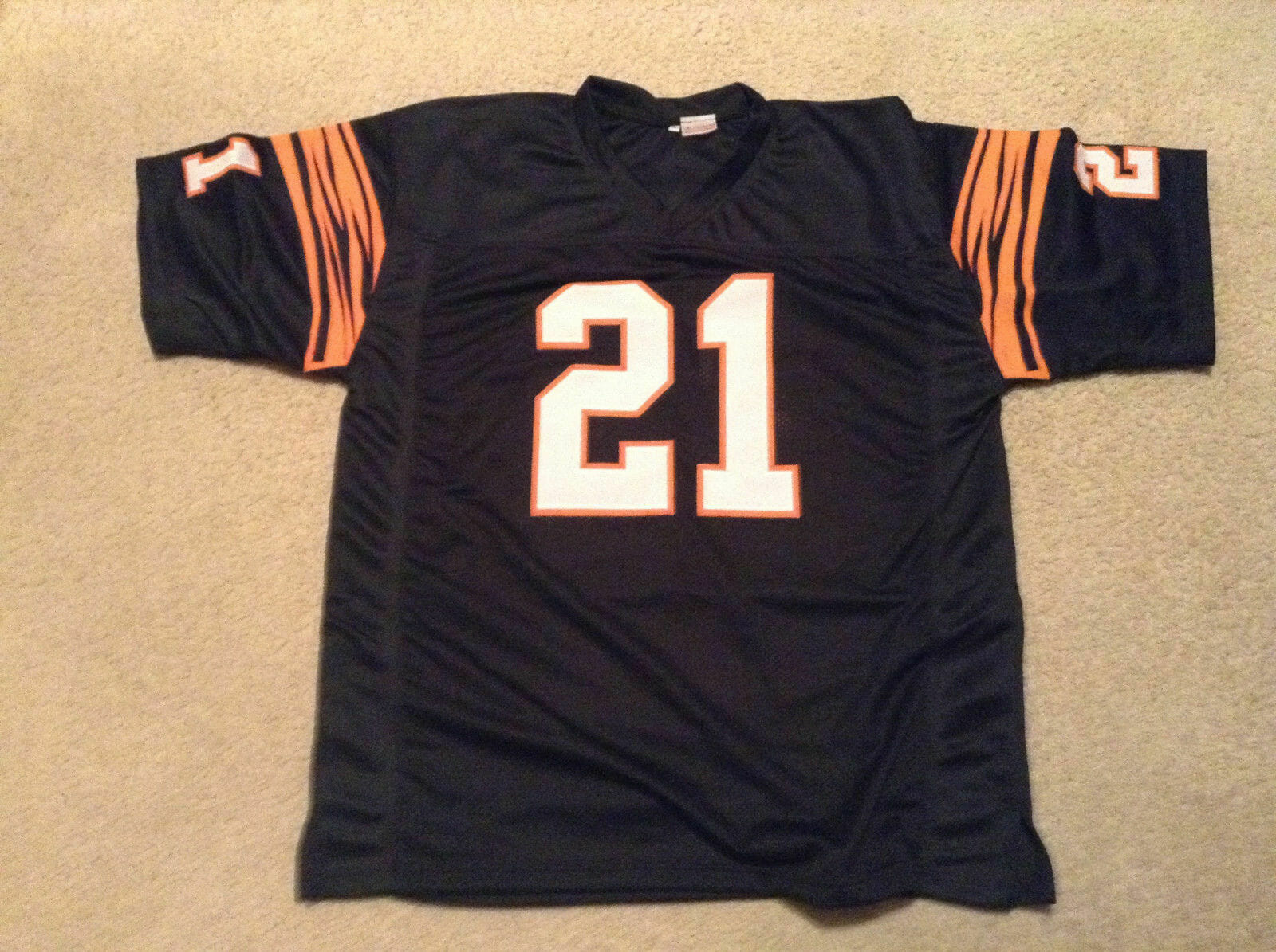 UNSIGNED CUSTOM Sewn Stitched James Brooks Black Jersey