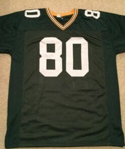 UNSIGNED CUSTOM Sewn Stitched James Lofton Green Jersey