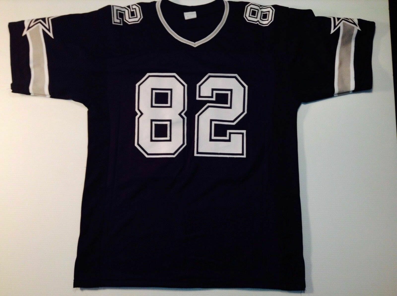 UNSIGNED CUSTOM Sewn Stitched Jason Witten Blue Jersey