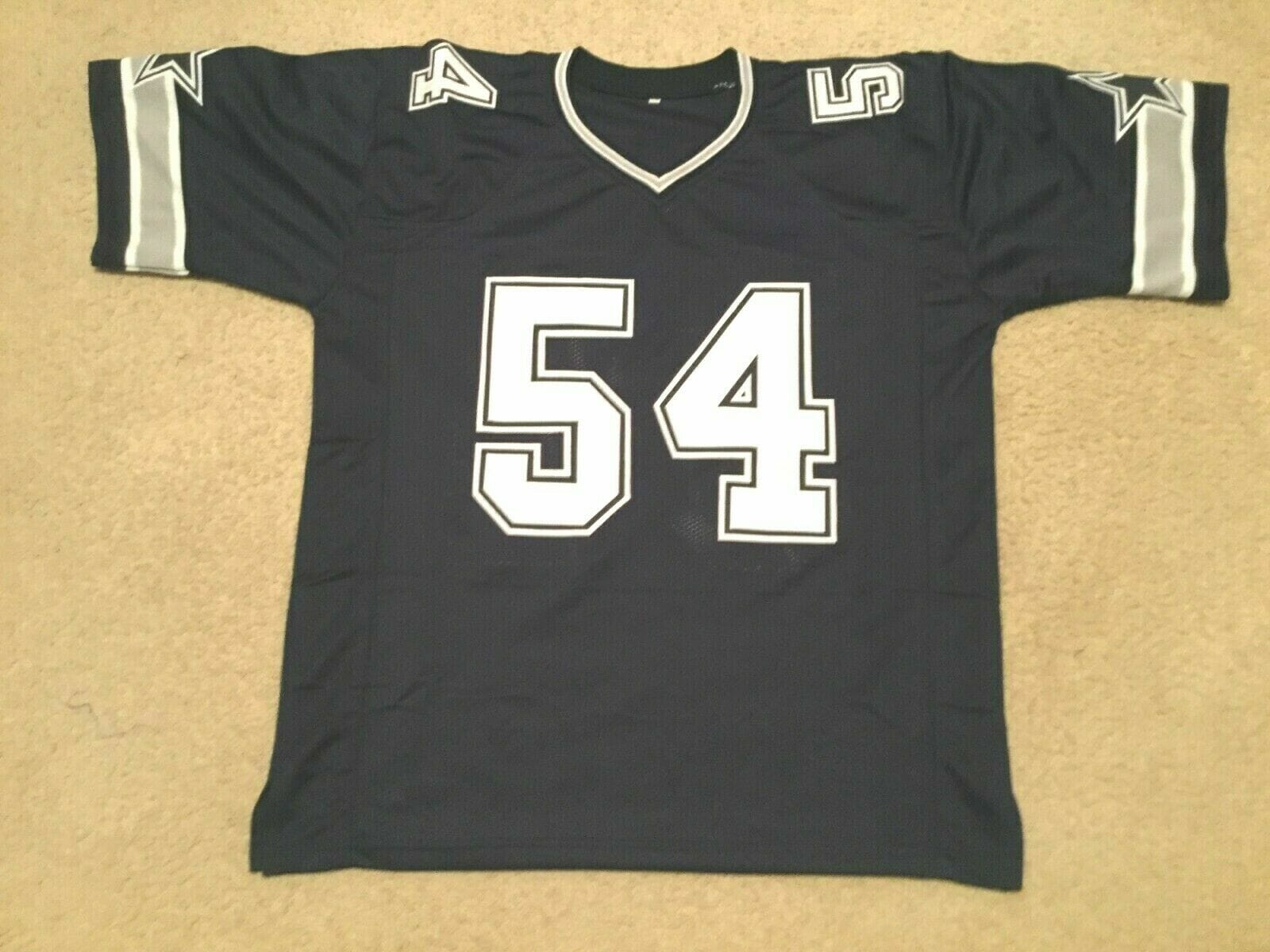 UNSIGNED CUSTOM Sewn Stitched Jaylon Smith Blue Jersey