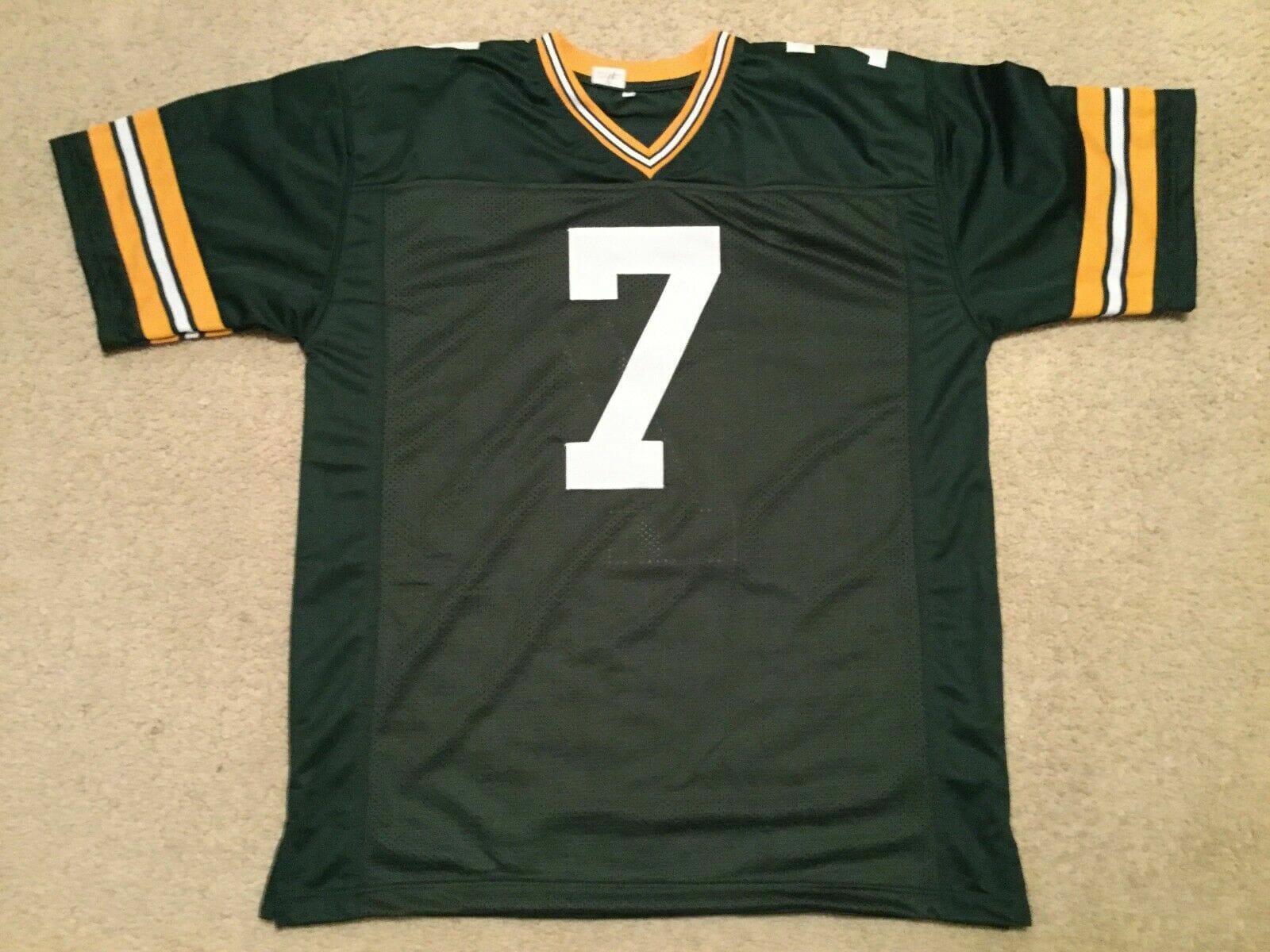 UNSIGNED CUSTOM Sewn Stitched Don Majkowski Green Jersey - Image 2