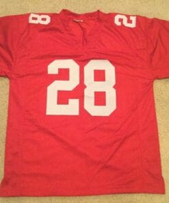 UNSIGNED CUSTOM Sewn Stitched Jerick McKinnon Red Jersey