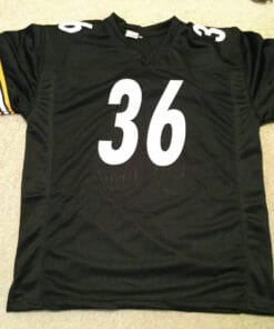UNSIGNED CUSTOM Sewn Stitched Jerome Bettis Black Jersey