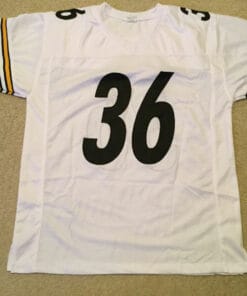 UNSIGNED CUSTOM Sewn Stitched Jerome Bettis White Jersey
