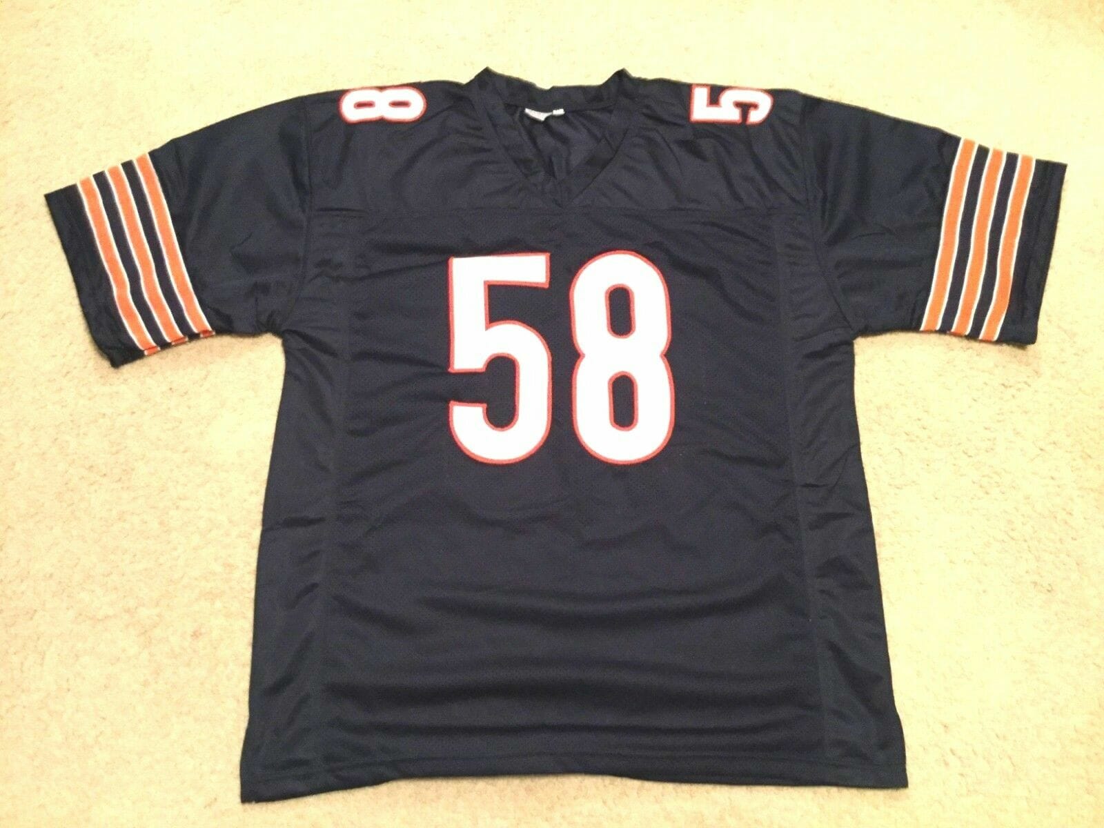 UNSIGNED CUSTOM Sewn Stitched Roquan Smith Blue Jersey