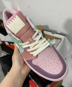 Air Jordan 1 Low SE Pink Green