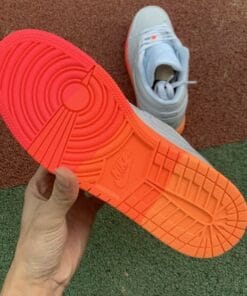 Alternative view of Air Jordan 1 Low White Neon