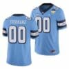 North Carolina Tar Heels Custom 2021 Orange Bowl Carolina Blue Game Jersey