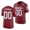 Oklahoma Sooners Custom Crimson 2020 Cotton Bowl Game Jersey
