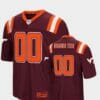 Custom Virginia Tech Hokies Jersey Maroon Football Colosseum Jersey