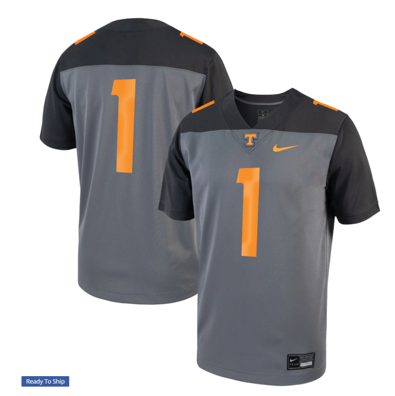 Custom Tennessee Vols Jersey Alternate Game Football