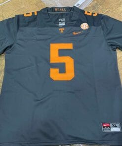 Hendon Hooker Jersey Tennessee Volunteers Replica Football Jerseys - Gray
