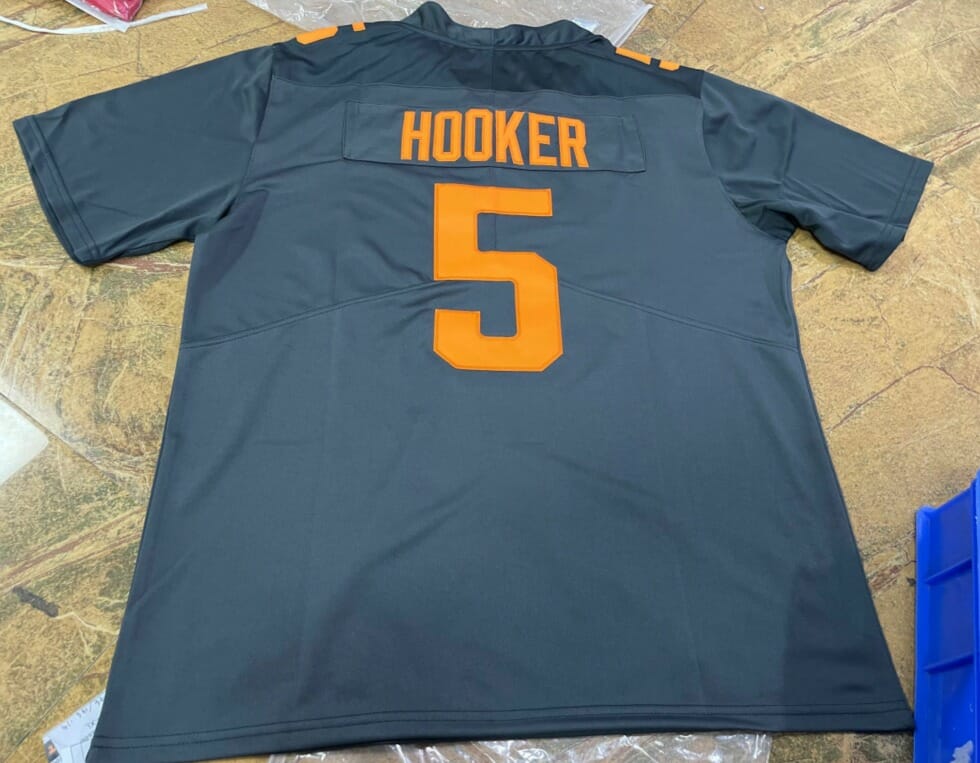 Hendon Hooker Jersey Tennessee Volunteers Replica Football Jerseys - Gray