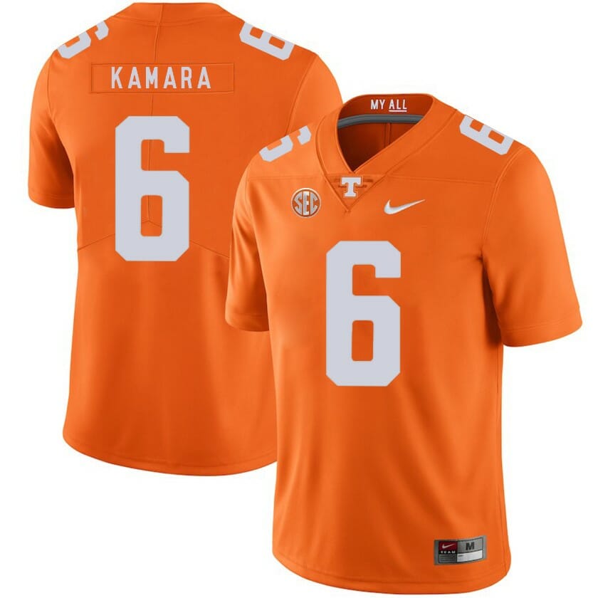 Tennessee Volunteers Alvin Kamara #6 Jersey Football NCAA Jerseys Orange