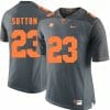 Tennessee Volunteers Cameron Sutton Jersey #23 Football NCAA Jerseys Grey