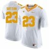 Tennessee Volunteers Cameron Sutton Jersey #23 Football NCAA Jerseys White Orange