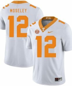 Tennessee Volunteers Emmanuel Moseley Jersey #12 Football NCAA Jerseys White