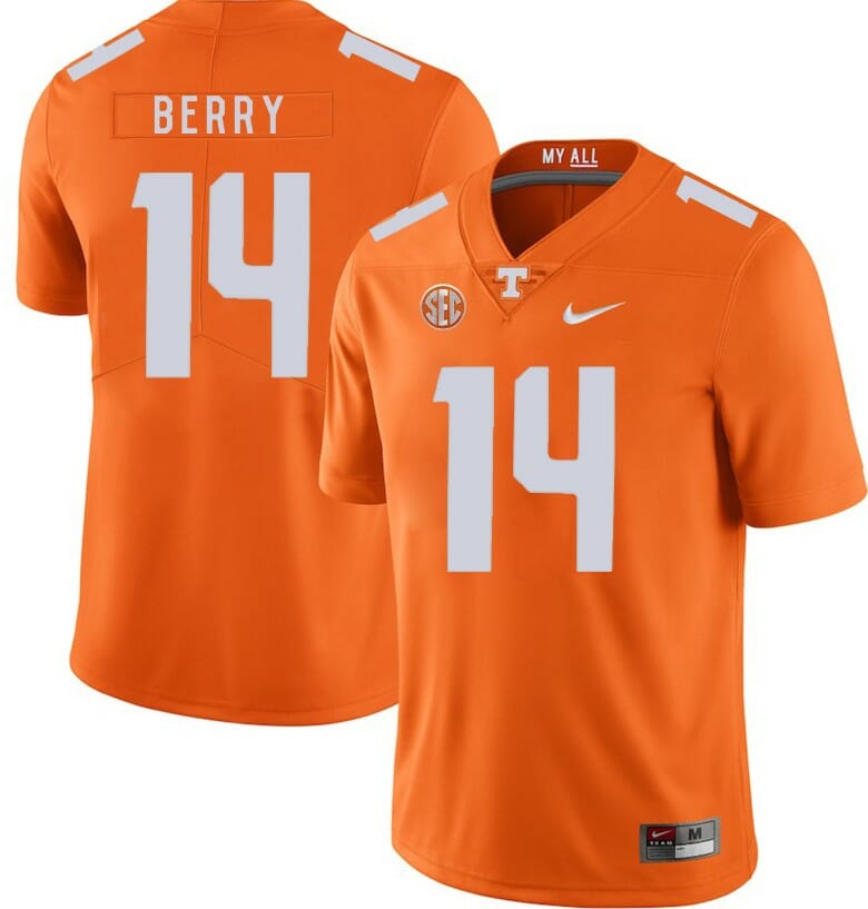 Tennessee Volunteers Eric Berry Jersey #14 Football NCAA Jerseys Orange