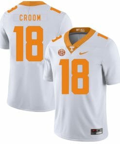 Tennessee Volunteers Jason Croom Jersey #18 Football NCAA Jerseys White
