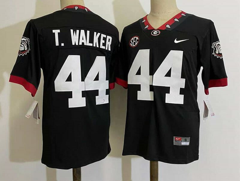Travon Walker UGA Jersey #44 NCAA Football Black