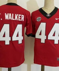 Travon Walker UGA Jersey #44 NCAA Football Red