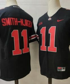 Ohio State Buckeyes #11 Smith-Njigba NCAA Football Jersey Black