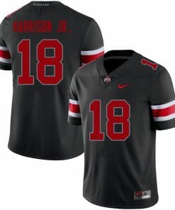 Ohio State Buckeyes #18 Marvin Harrison Jr. College Football Black Jersey