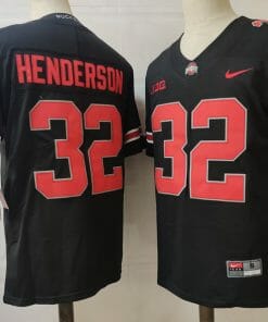 Ohio State Buckeyes #32 Henderson NCAA Football Jersey Black