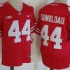 Ohio State Buckeyes #44 JT Tuimoloau NCAA Football Jersey Red