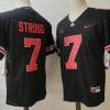 Ohio State Buckeyes #7 Stroud NCAA Football Jersey Black