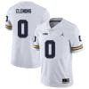 Michigan Wolverines Darrius Clemons Jersey #0 College Football Game White