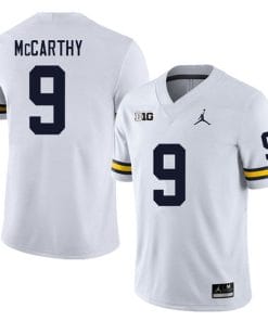 Michigan Wolverines JJ McCarthy Jersey #9 College Football Game White